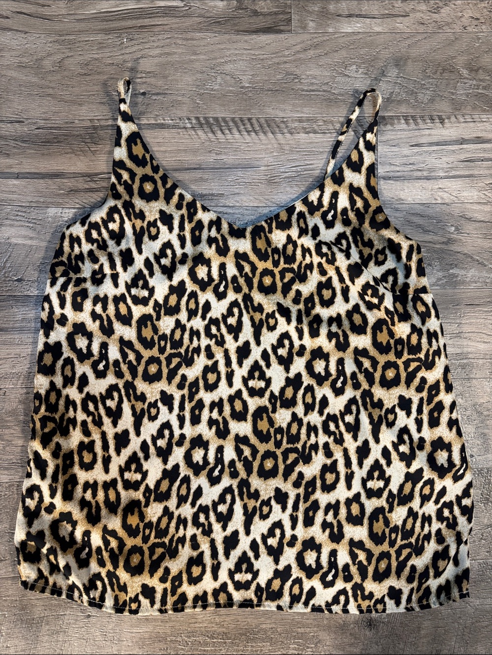 Banana Republic - Animal Print Camisole Brown Tan - Size XS